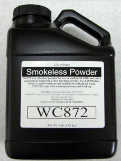 WC872 50BMG 8lbs of 872 Spherical Smokeless Powder - Reloading Depot USA