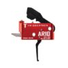 Trigger Tech Diamond PVD Flat Trigger Two-Stage Drop-In, Black/Red