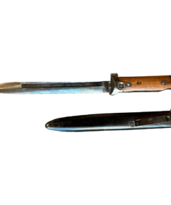 WW2 Original Italian M91/38 Carcano Folding Bayonet with Scabbard (Original)