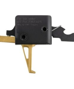 CMC Triggers Single Stage Flat, Trigger, Gold - 91503GF