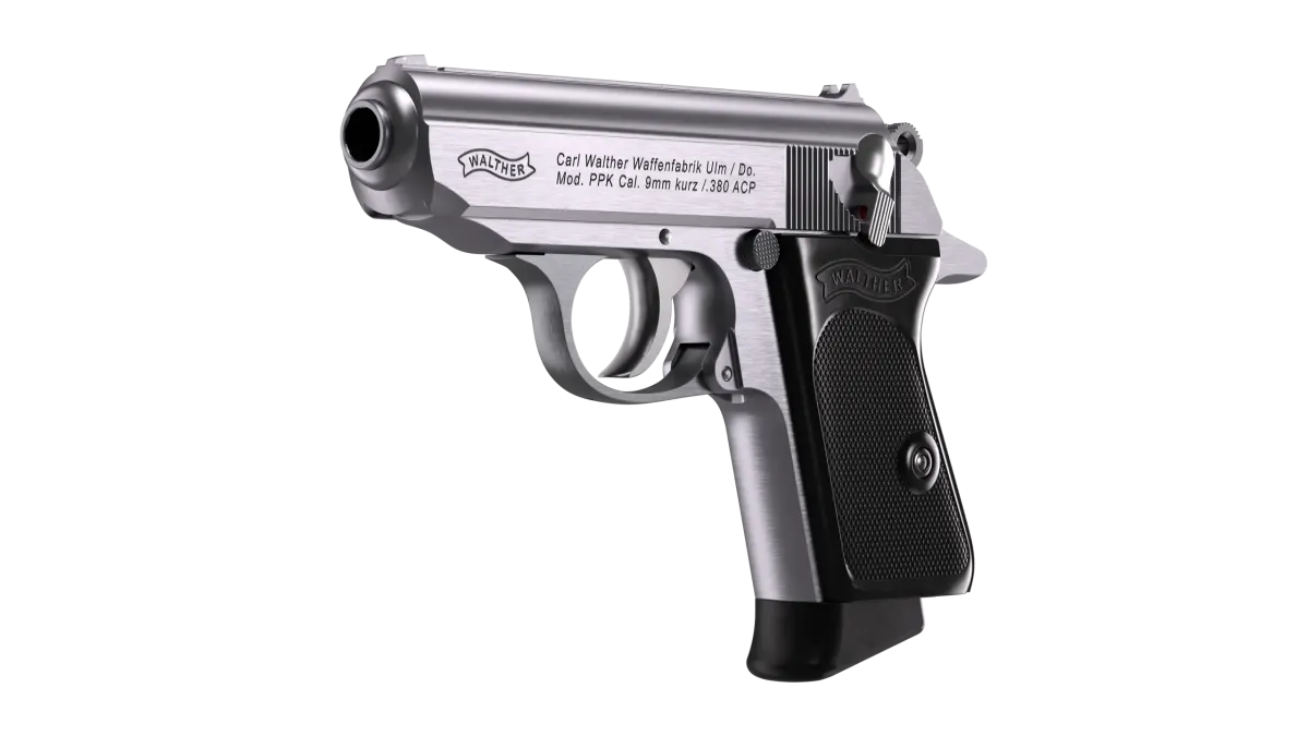 Walther PPK 3.3" Stainless 6RD .380 ACP - Image 5