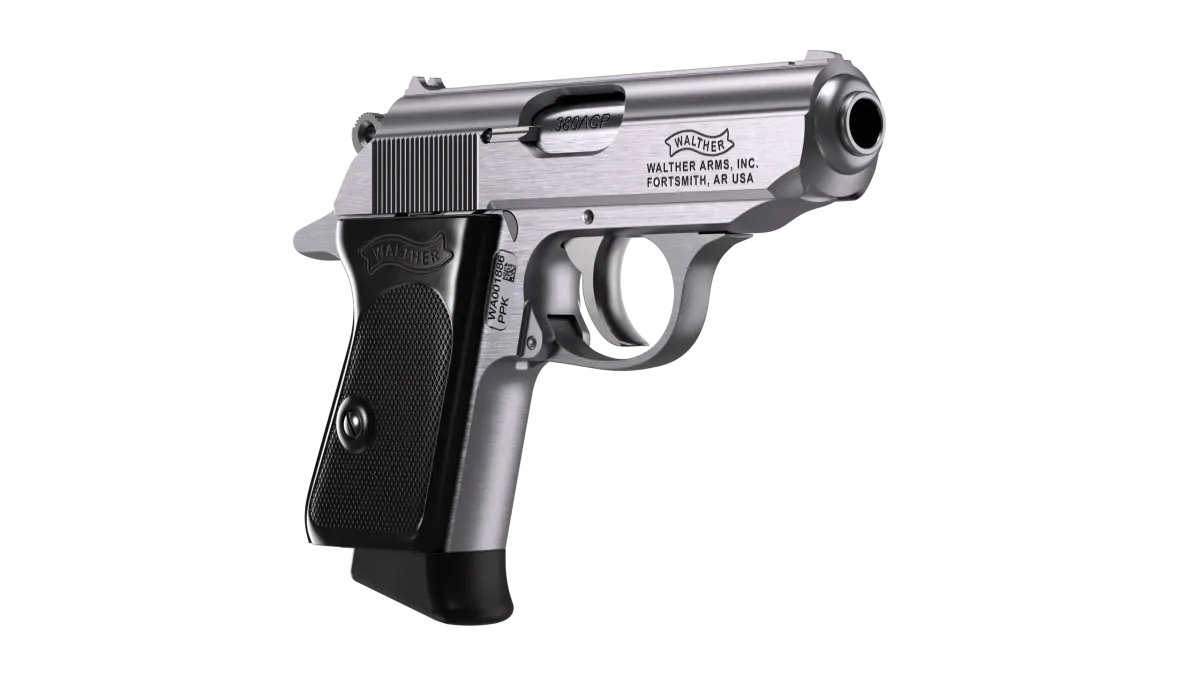 Walther PPK 3.3" Stainless 6RD .380 ACP - Image 3