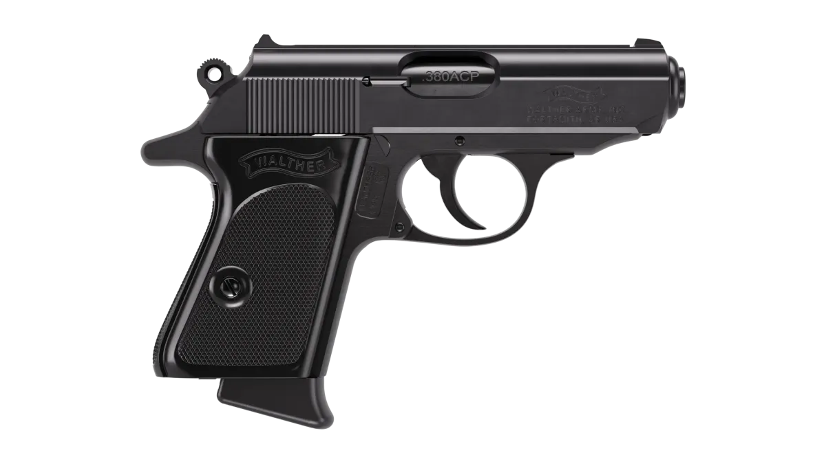 Walther PPK 3.3" Black 6RD .380 ACP
