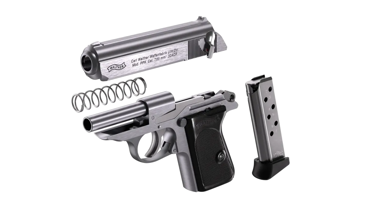 Walther PPK 3.3" Stainless 7RD 32 ACP - Image 3