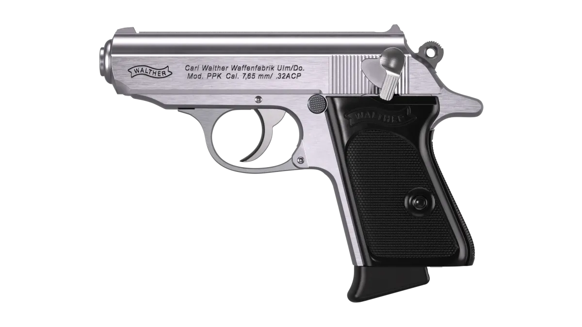Walther PPK 3.3" Stainless 7RD 32 ACP - Image 2