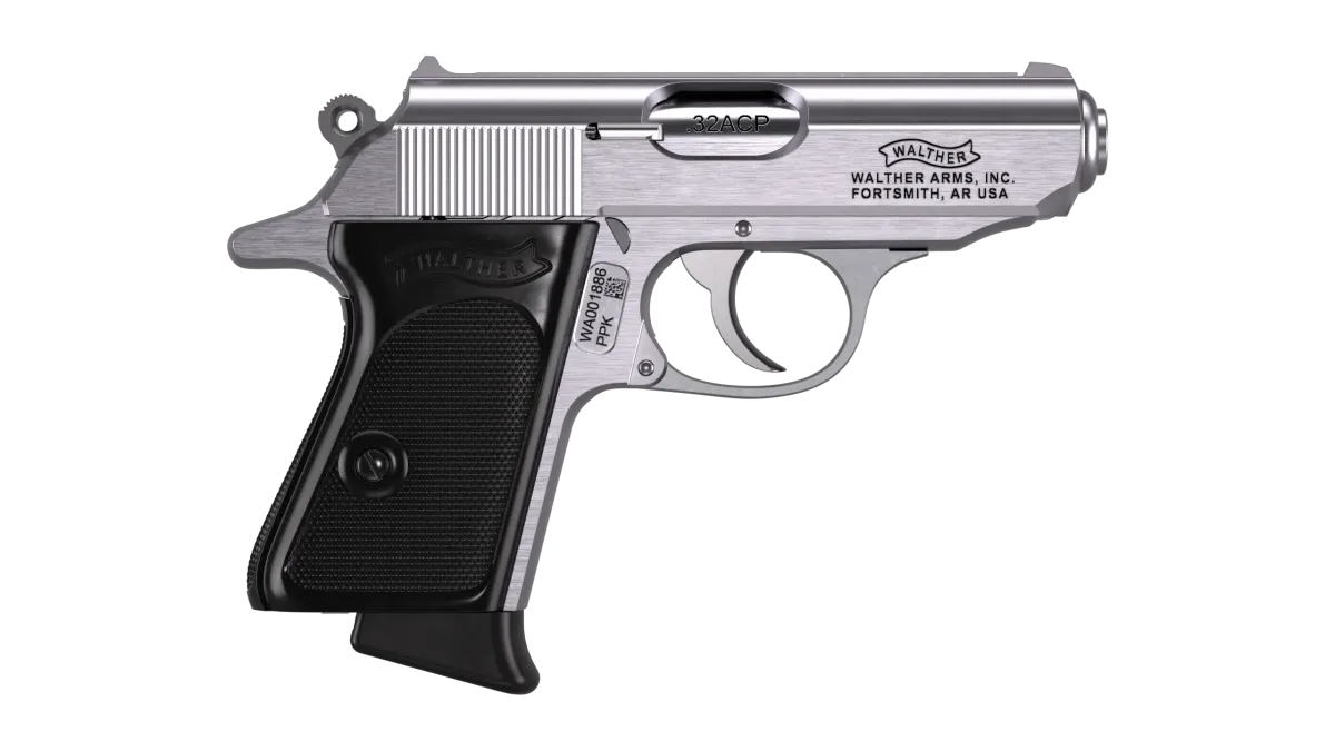 Walther PPK 3.3" Stainless 7RD 32 ACP
