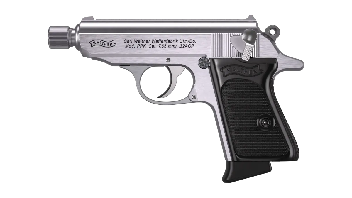 Walther PPK SD 3.3" Stainless 7RD 32 ACP - Image 2