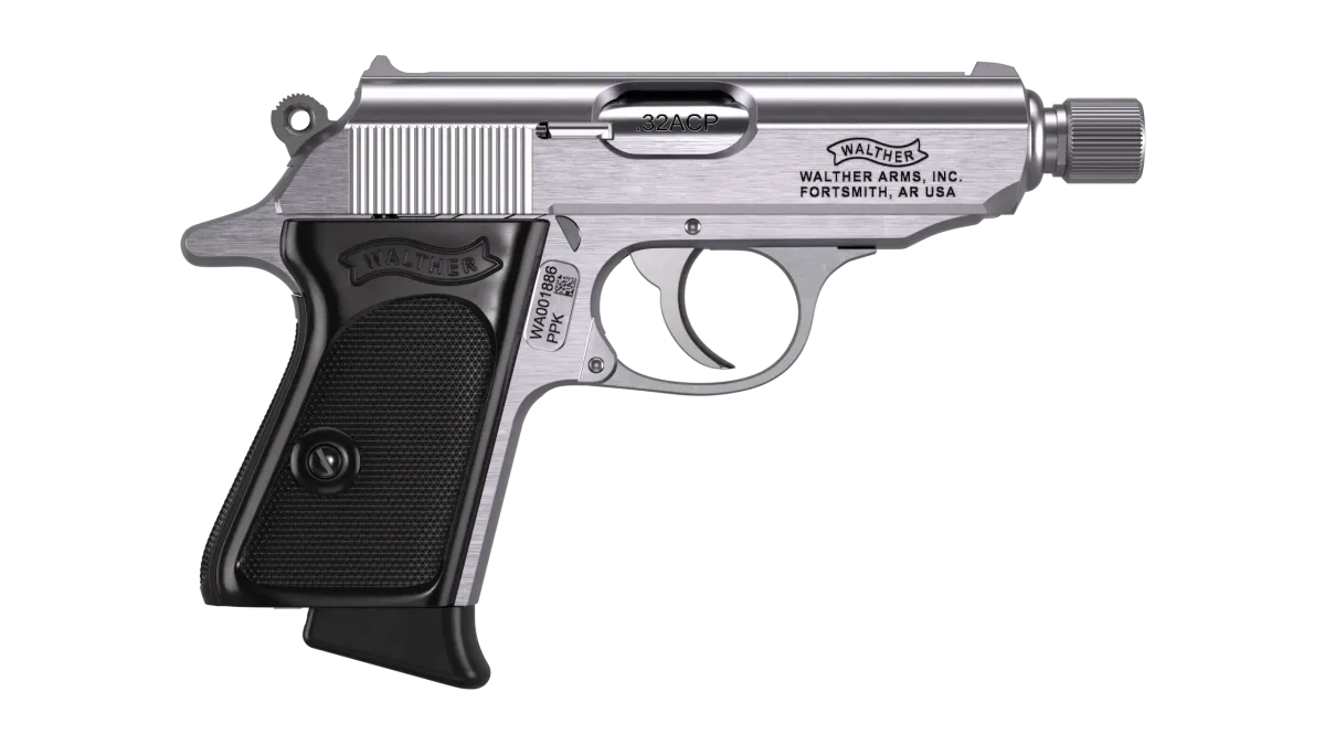 Walther PPK SD 3.3" Stainless 7RD 32 ACP
