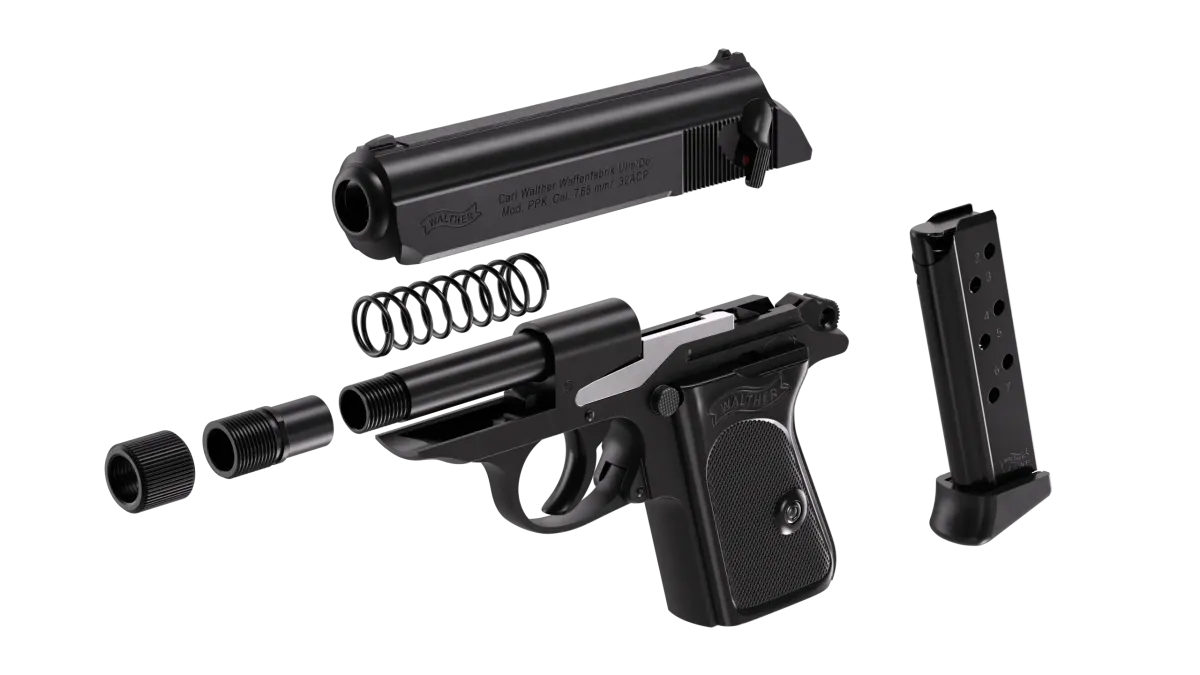 Walther PPK SD 3.3" Black 7RD 32 ACP - Image 3